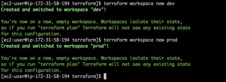 Execute Terraform Workspace