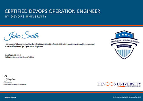 Certified DevOps Operational Engineer Certification