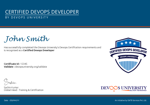 Certified DevOps Developer Certification