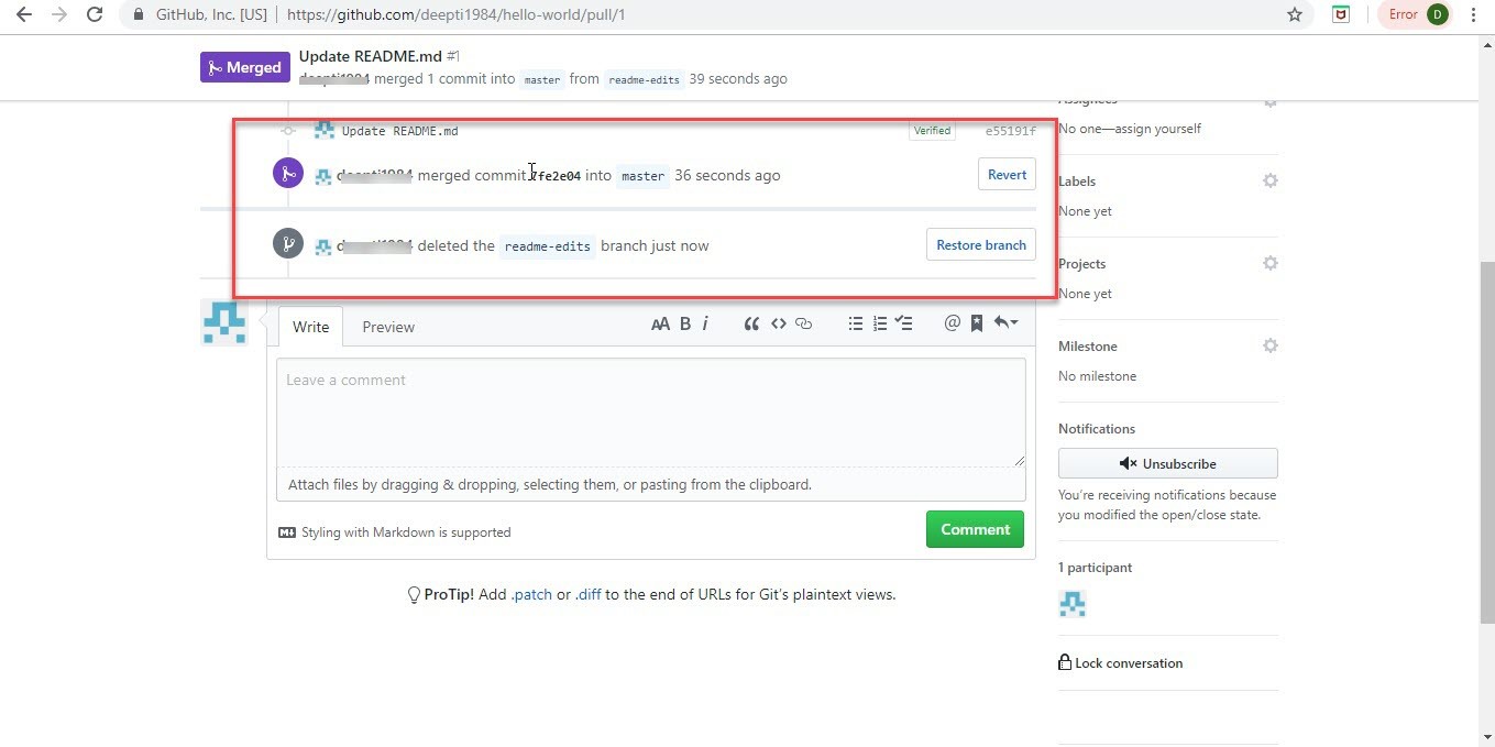 Create Account on GitHub Step-19